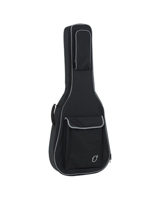 Funda Guitarra Acustica 20mm Pe Ref. 47 Mochila Sin Logo 6909-081 081 - Negro/gris