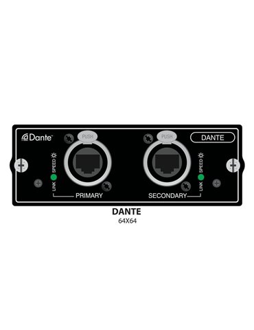 Tarjeta expansión Dante - Expression 3