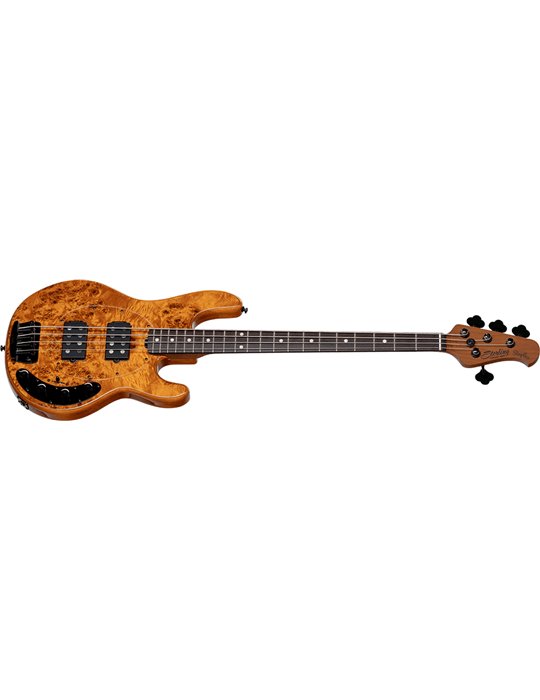 BAJO ELÉCTRICO STINGRAY RAY34 POPLAR BURL HH RM/M -Amber