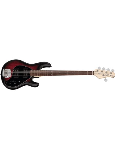 BAJO ELÉCTRICO STINGRAY RAY5 HH M/R - Ruby Red Burst Satin