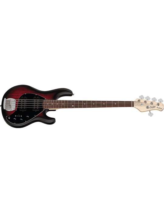BAJO ELÉCTRICO STINGRAY RAY5 HH M/R - Ruby Red Burst Satin
