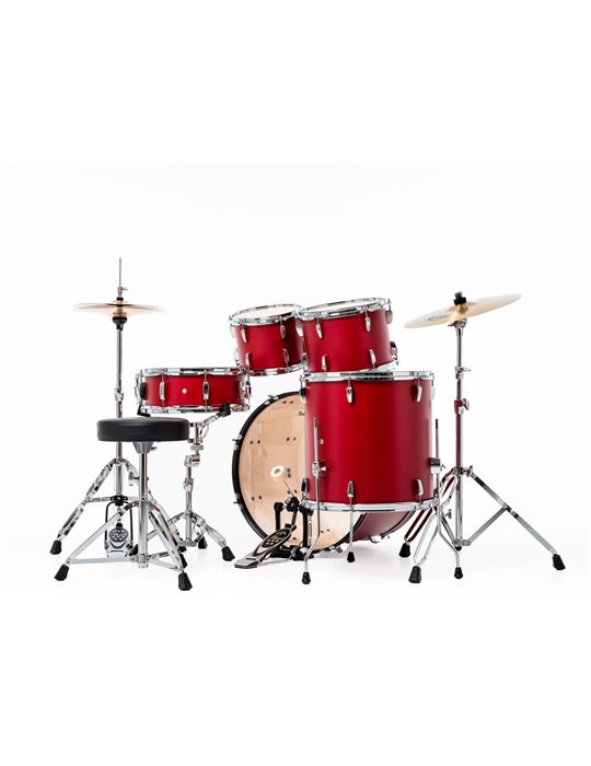 KIT ROADSHOW 2216B/1008T/1209T/1616F + 1455S con Herrajes & Platos Solar(2) - Matte Red