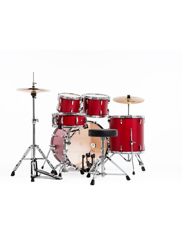 KIT ROADSHOW 2216B/1008T/1209T/1616F + 1455S con Herrajes & Platos Solar(2) - Matte Red