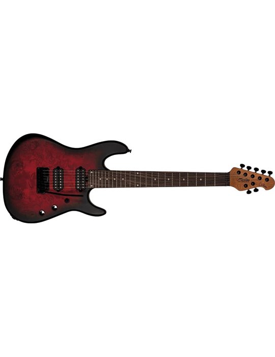 GUITARRA ELÉCTRICA JASON RICHARDSON (7ST) - Dark Scarlet Burst Satin