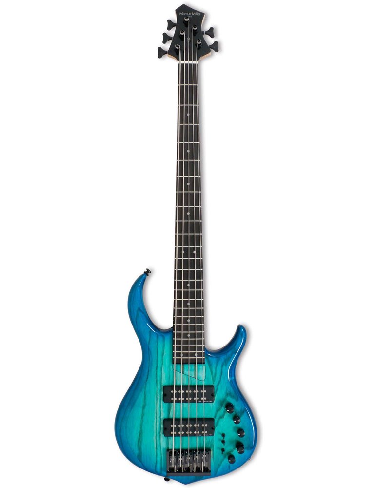 M5 SWAMP ASH-5 TBL TRANS BLUE