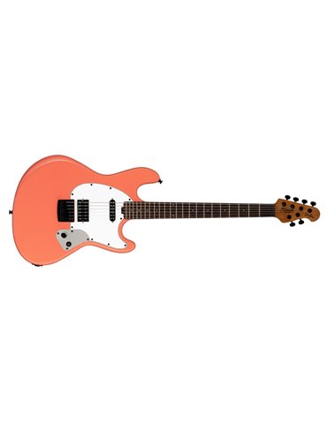 GUITARRA ELÉCTRICA STINGRAY FLUFF ARTIST SERIES M/R - RULA THUMB RED