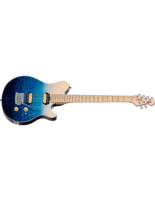 GUITARRA ELÉCTRICA AXIS AX3 QUILTED MAPLE HH M/M TREMOLO - Spectrum Blue