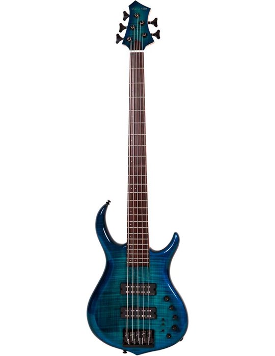M7 ALDER-5 FRETLESS (2ND GEN) TBL TRANS BLUE