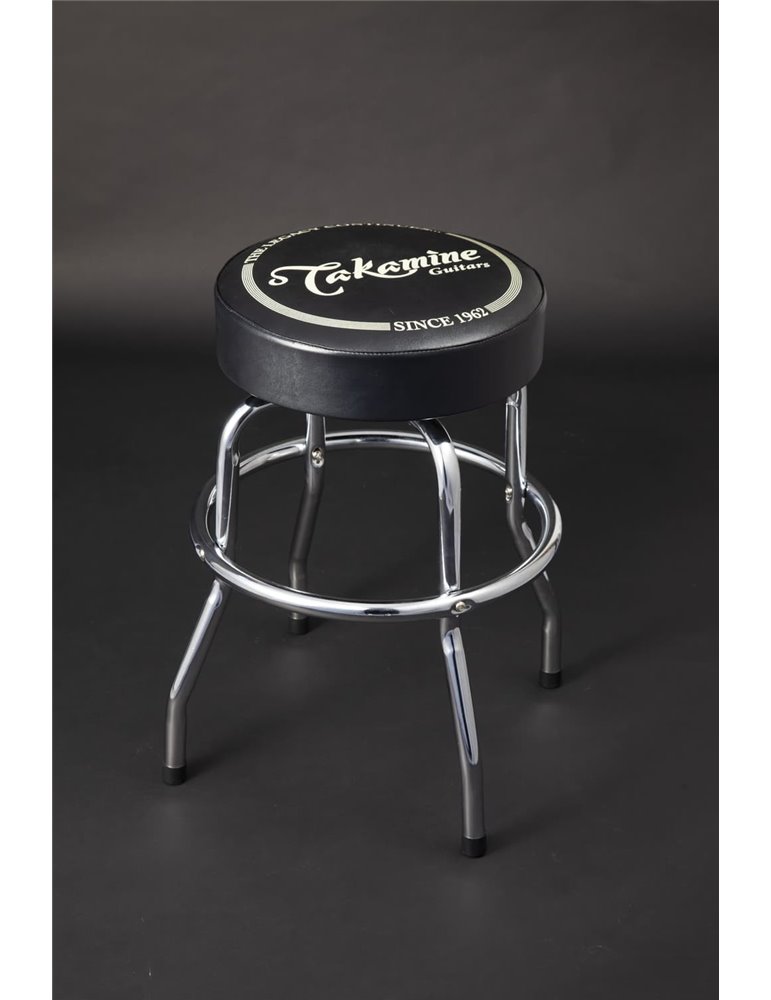 TABURETE TAKAMINE CROMADO w/LOGO -  24"