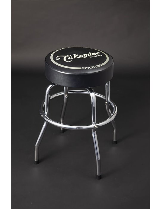 TABURETE TAKAMINE CROMADO w/LOGO -  24"