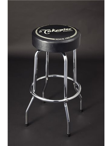 TABURETE TAKAMINE CROMADO w/LOGO - 30"