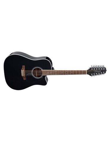 GUITARRA TAKAMINE GD38  E/A DREADNOUGHT CUTAWAY 12 St - NEGRA