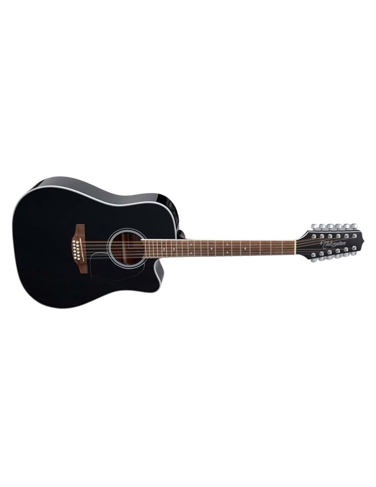 GUITARRA TAKAMINE GD38  E/A DREADNOUGHT CUTAWAY 12 St - NEGRA