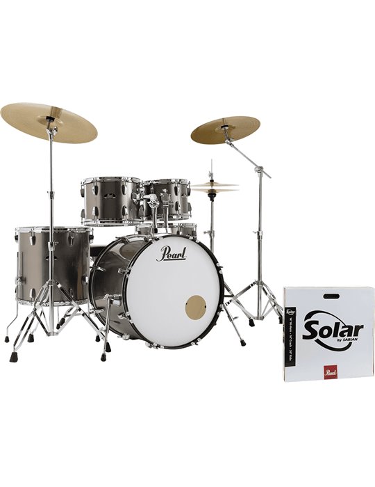 KIT ROADSHOW PLUS 2216B/1008T/1209T/1616F+1455S Herrajes, Sillín & 3 Platos Solar - Bronze Metallic