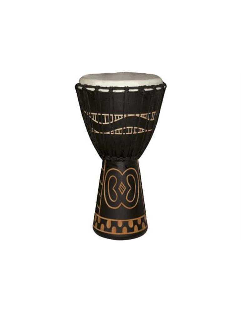 Djembe de 8? decorado con motivos africanos