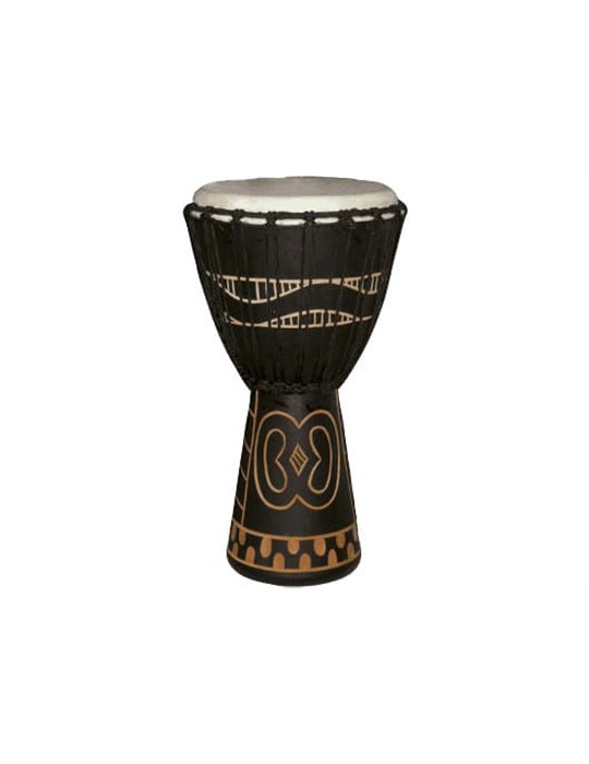 Djembe de 8? decorado con motivos africanos