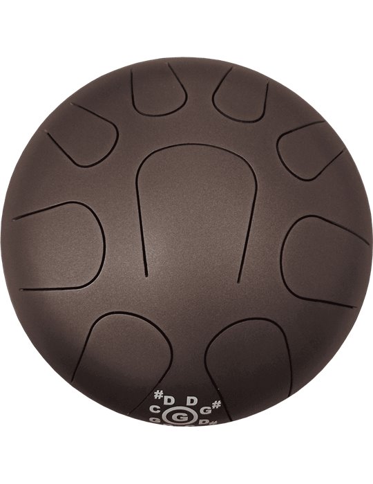 TONGUE DRUM DE METAL (HANDPAN) - 9 NOTAS 