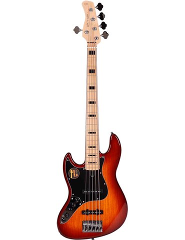 V7 VINTAGE SWAMP ASH-5 LEFTHAND (2ND GEN) TS TOBACCO SUNBURST