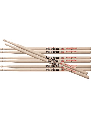 BAQUETAS VF AMERICAN CLASSIC® 5A (PACK 3 +1)