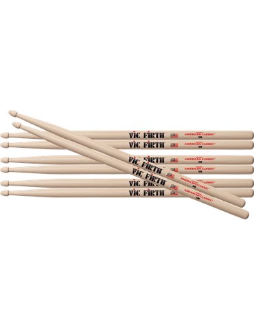 BAQUETAS VF AMERICAN CLASSIC® 5B (PACK 3 +1)