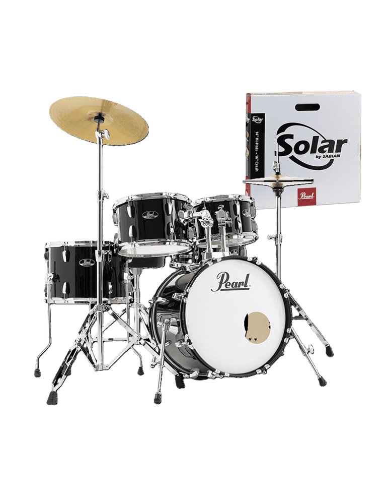 KIT ROADSHOW 1812B/1007T/1208T/1410F + 1305SHerrajes, Sillín & 2 Platos Solar - Negra