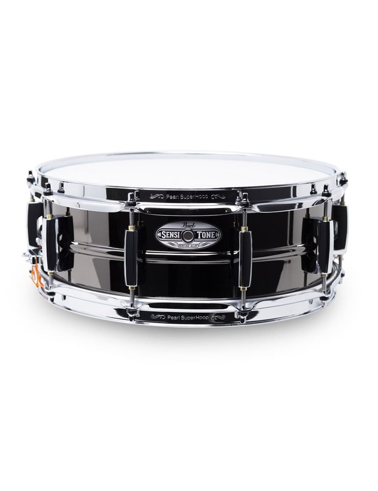 CAJA 14 X 5" SENSITONE BRASS (1 mm) - Black Chrome
