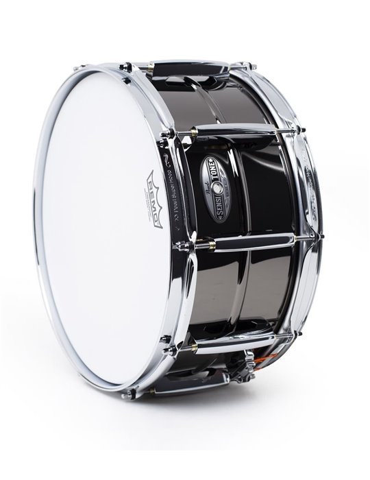 CAJA 14 X 6,5" SENSITONE BRASS (1 mm) - Black Chrome