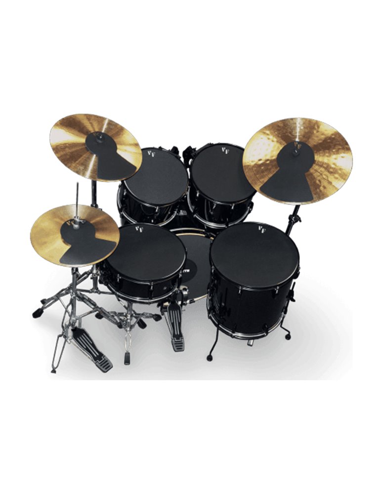 KIT APAGADOR FUSSION 10?,12?,14?(2), 22", HI HAT & PLATO (2)