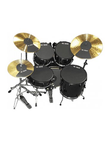 KIT APAGADOR PP 10?,12?,14?(2),18", HI HAT & PLATO (2)