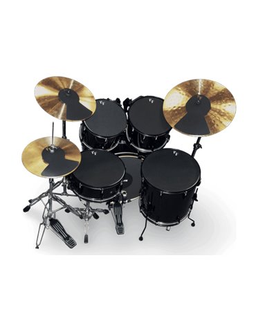 KIT APAGADOR ROCK 10?,12?,14?,16", 22", HI HAT & PLATO (2)