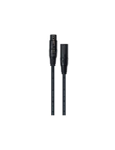 Cable de 1 metro de longitud. XLR macho a XLR hembra.