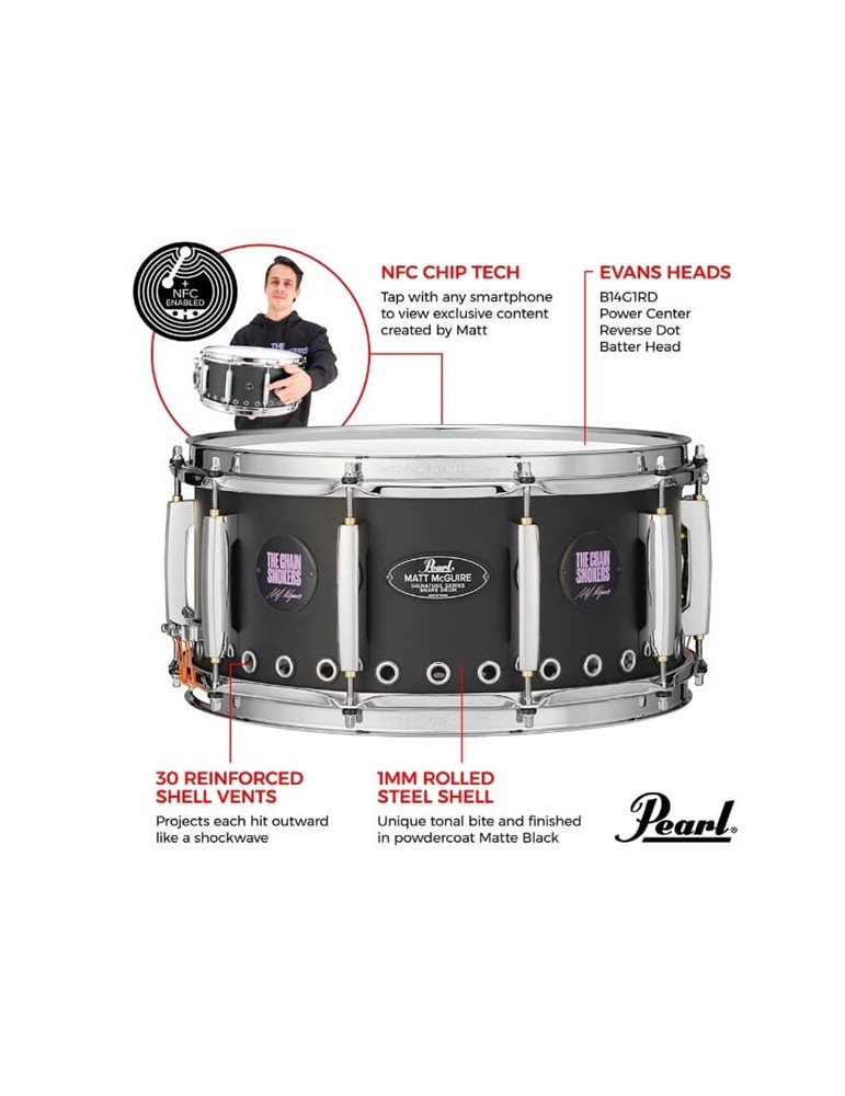 CAJA 14 x 6,5" SIGNATURE MATT MC GUIRE