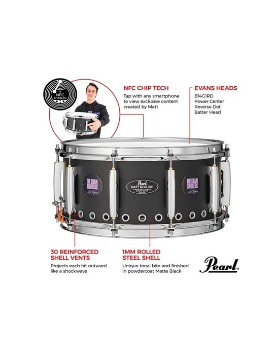 CAJA 14 x 6,5" SIGNATURE MATT MC GUIRE