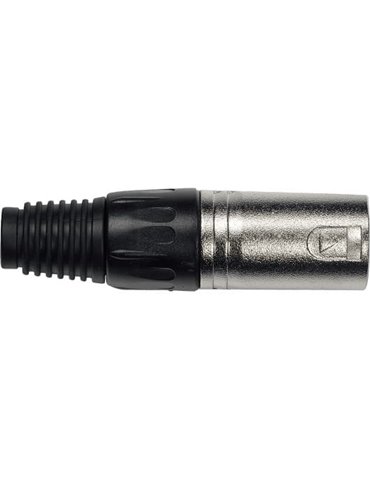 Conector XLR macho. Pack de 2 unidades