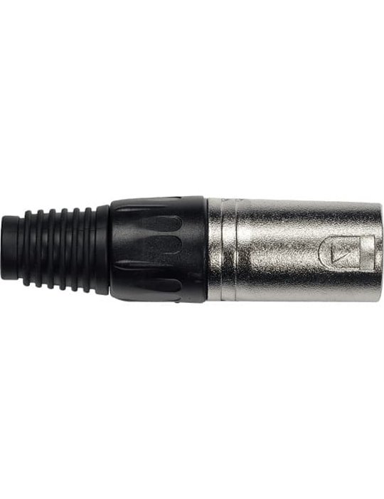 Conector XLR macho. Pack de 2 unidades