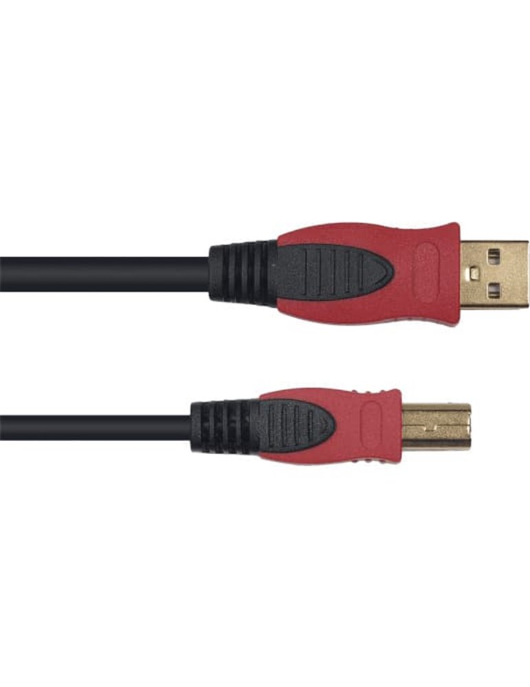 Cable USB. A macho y B Macho. 1 metro de largo