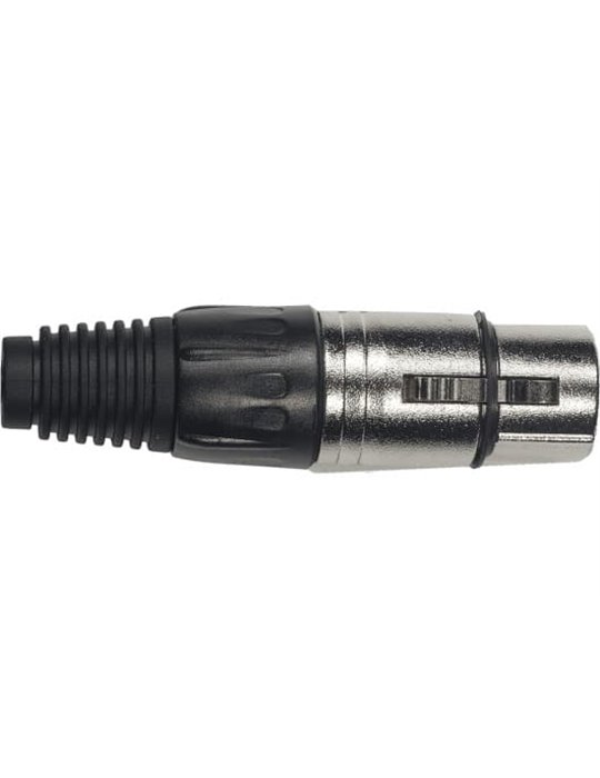 Conector XLR hembra. Pack de 2 unidades