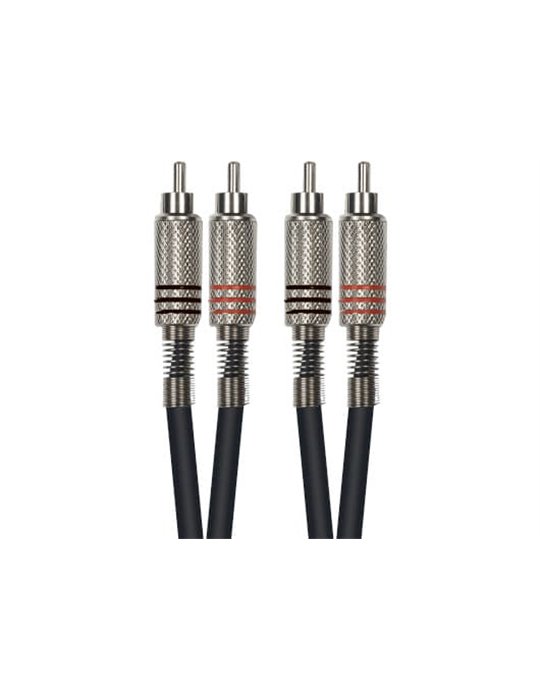 Cable de 1 metro de largo. 2 RCA macho a 2 RCA macho