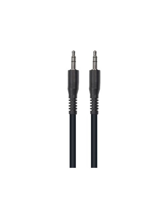 Cable de 1 metro de largo. Mini jack stereo macho a mini jack stereo macho