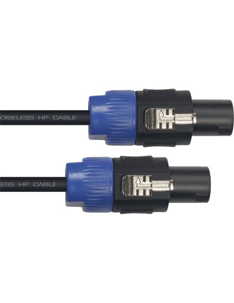 Cable de 3 metros de largo. 2 conectores speakon