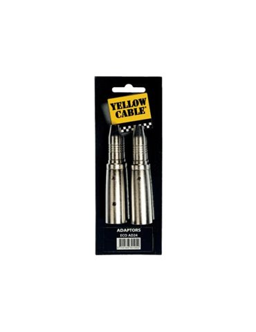 Adaptador de 1/4? Stereo hembra a 2 XLR macho