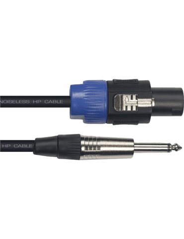 Cable de 9 metros de largo. Conectores Speakon Mono de 1/4?