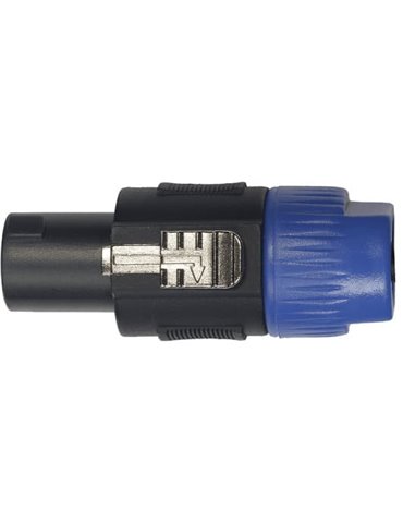 Conector Speakon macho. 4 huecos para tornillos de instalación. Pack de 2 unidades
