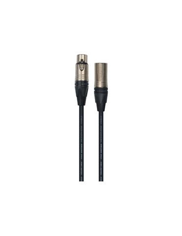 Cable de 3 metros de largo. Ideal para micrófonos. Conectores Neutrik. XLR macho a XLR hembra