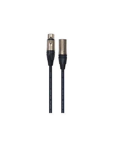 Cable de 6 metros de largo. Ideal para micrófonos. Conectores Neutrik. XLR macho a XLR hembra