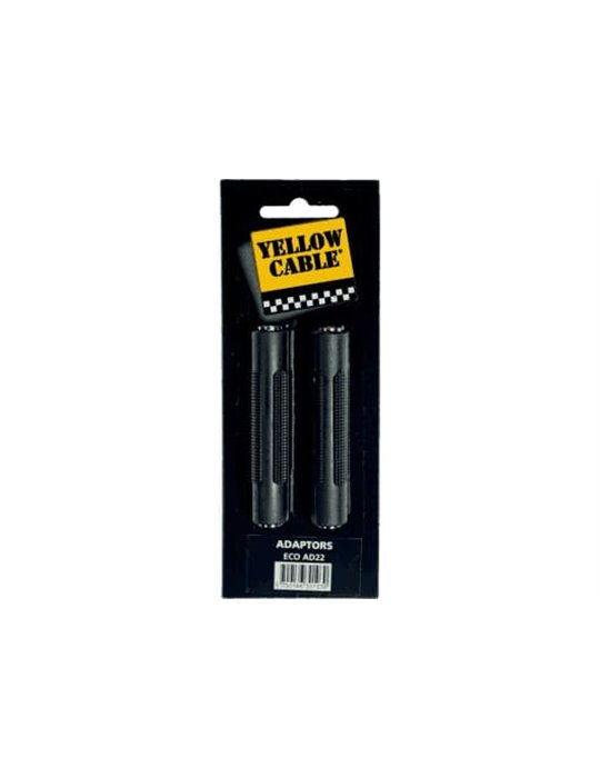 Adaptador de 1/4? Stereo hembra a 1 salida de 1/4? Stereo hembra (Pack 2 un.)