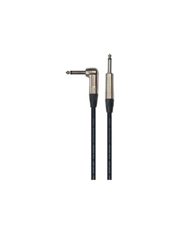 Cable de instrumento de 3 metros de largo. Conectores neutrik. Jack / Jack serie pro. 1 conector re