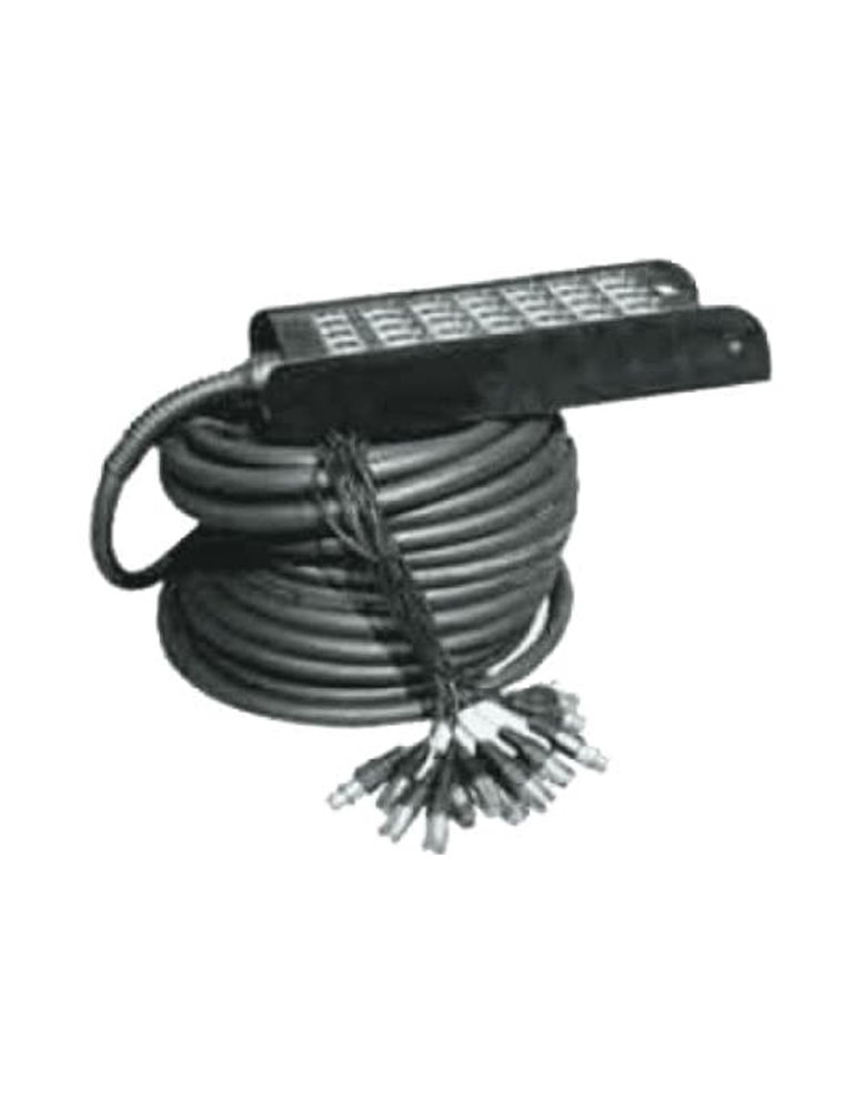 10 metros de cable. De 24 XLR a 4 XLR