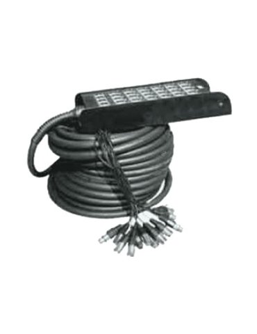 30 metros de cable. De 24 XLR a 4 XLR