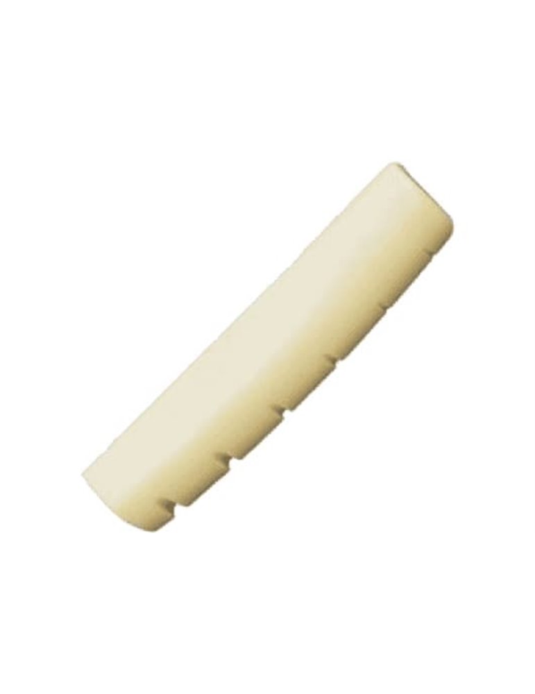 Cejuela de plástico para Stratocaster. /1-11 - 16"x3/16"x1/8" ? Efecto marfil/hueso